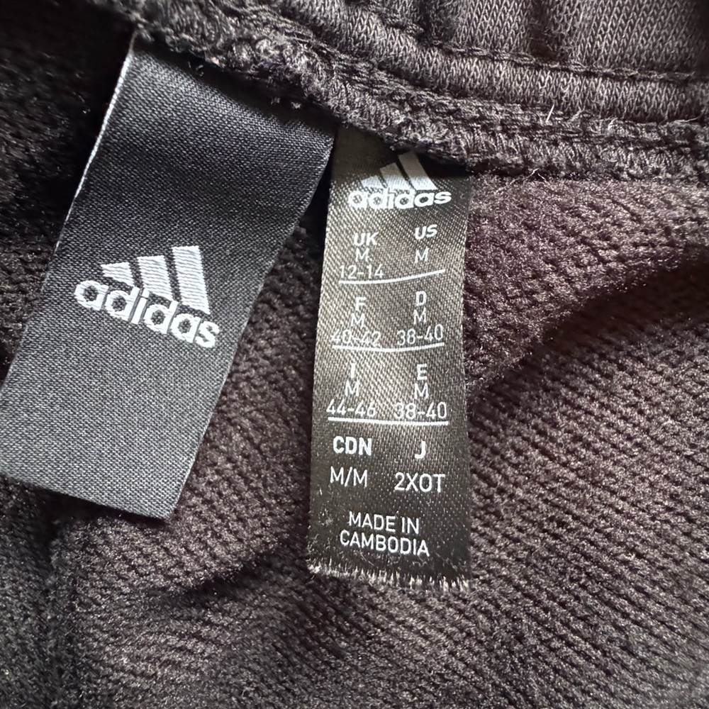 Adidas 2 Piece Bundle Women's Black Joggers Size Medium Leggings Size Large - Picture 6 of 11
